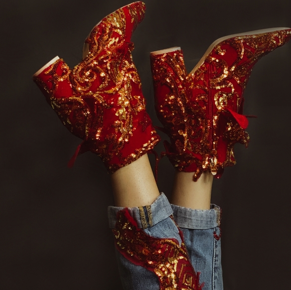 SAMPLE GOWN ONLY- CHARLOTTE Lehenga Saree Inspired Wedding Gown Set - Picture 7 of 11